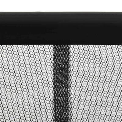 VidaXL Vliegengordijn 100x220 cm polyester mesh zwart
