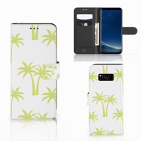 Samsung Galaxy S8 Hoesje Palmtrees | Portemonnee hoesje - thumbnail