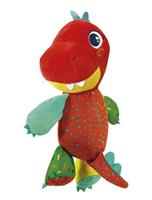 Clementoni baby pluchen knuffel dinosaurus - thumbnail