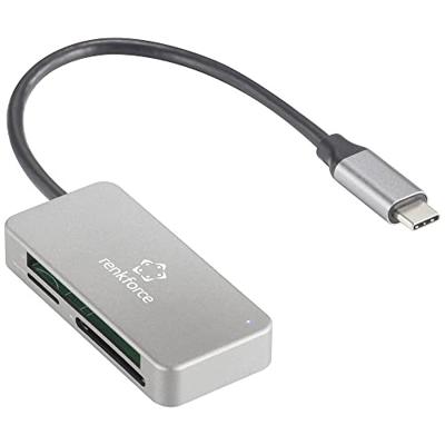 Renkforce RF-PCR-210 Externe geheugenkaartlezer USB-C 3.2 Gen 1 Zilver Renkforce RF-PCR-210 Externe geheugenkaartlezer USB-C 3.2 Gen 1 Zilver