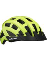 Lazer Compact DLX Helm Net+Led Geel - thumbnail