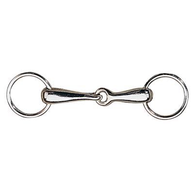 Shetland bitje ijzervernikkeld grijs maat:10