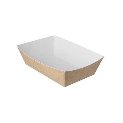 TakeAware Frietbakje a9 kraft/wit bio (400 stuks)