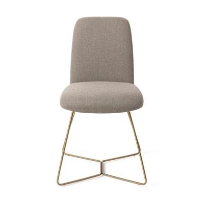 Jesper Home Eetkamerstoel 'Taiwa' Beehive Gold, kleur Foggy Fusion