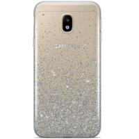Samsung Galaxy J5 2017 siliconen hoesje - Falling glitters - thumbnail