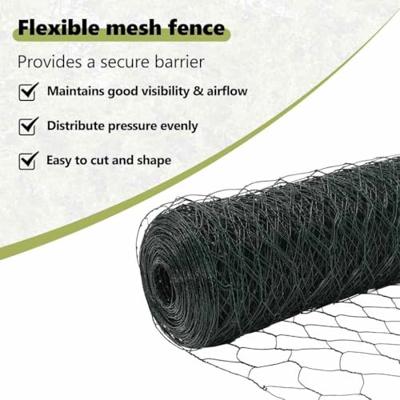 VidaXL Afrasteringspaal groen 25 x 0,4 m (36 mm gaas) staal en pvc