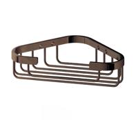 Hoekdraadkorf Hotbath Cobber Wandmodel Verouderd Messing Living Colours - thumbnail