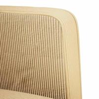Loveseat bank 109 cm corduroy stof lichtgroen grijs - thumbnail