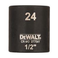 DeWalt Accessoires impact dop 24mm 1/2" (kort - 38mm) - dt7541-qz - dt7541-qz - thumbnail