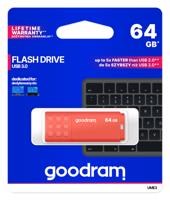 Goodram UME3-0640O0R11 USB flash drive 64 GB USB Type-A 3.2 Gen 1 (3.1 Gen 1) Oranje - thumbnail
