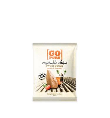 Go Pure Go Pure Chips Sweet Potato & Rosemary Bio (40g)