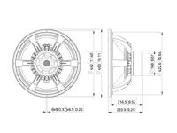 Lavoce SAN184.50 18 inch Woofer 8 Ω - thumbnail