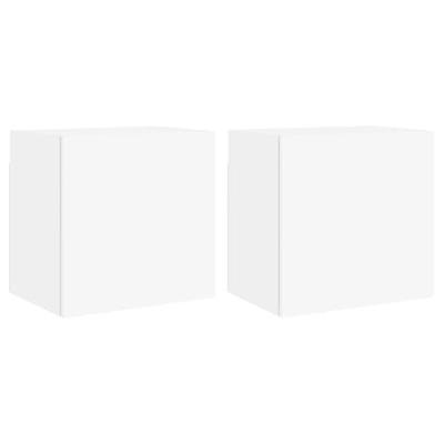 Tv-wandmeubels 2 st 40,5x30x40 cm bewerkt hout wit