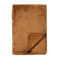 Dutch Decor plaid harvey 150x200 cm tobacco brown - thumbnail