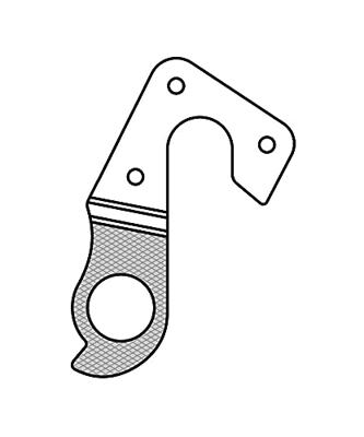 Union derailleurpad gh-107 met schroefset m3x0.9