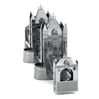 Eureka metal earth london tower bridge zilver editie - thumbnail