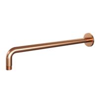 Brauer Copper Edition Wandarm - gebogen - 40cm - PVD - geborsteld koper 5-GK-5504 - thumbnail