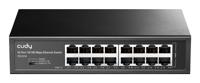 Cudy 16-port 10/100 mbps ethernet switch (zwart) - thumbnail