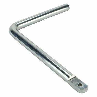 GB kruk voor boerenklinkstel gezet deurdikte 65-90mm verzinkt | 1 stuk - 17270426