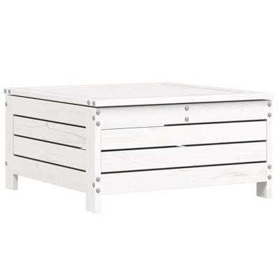 8-delige Loungeset massief grenenhout wit