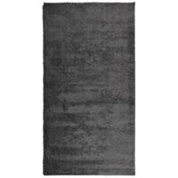 VidaXL Vloerkleed pamplona shaggy hoogpolig modern 80x150 cm antraciet - thumbnail