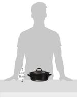 Krüger Haushaltswaren KB24 Braadpan 24 cm - thumbnail