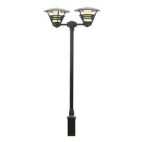 Staand verlichtingsarmatuur Gemini met 2 lampen - Matwit - thumbnail