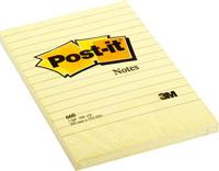 Memoblok post-it 660 lijn 102x152mm canary yellow - thumbnail