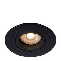 Lucide TUBE - Inbouwspot - Ø 9,2 cm - 1xGU10 - Zwart - thumbnail