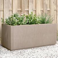 Plantenbak 80x36x35 cm polypropeen lichtbruin - thumbnail