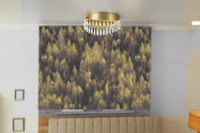 Searchlight PlafondlampJewel Kristal - 19211-1GO