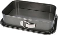 Rechthoekige bakvorm met uitneembare bodem - BIRKMANN - EASY BAKING - Koolstofstaal - Antiaanbaklaag - 34 x 23,5 x 8 cm - thumbnail