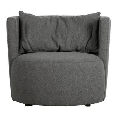 vtwonen Fauteuil 'Explore' Bouclé, kleur Staalgrijs