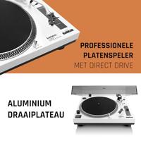 Lenco L-3810 Direct drive platenspeler met USB-opname - L-3810WH - thumbnail
