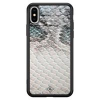 iPhone XS Max glazen hardcase - Oh my snake - thumbnail