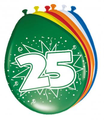 Ballonnen &apos;25&apos; (8 st)