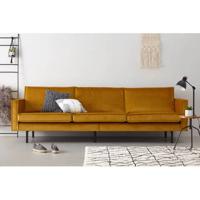 WOOOD Bank 3-zits 'Rodeo' Velvet, kleur Oker - thumbnail