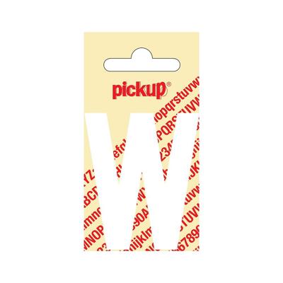 Deco letter w nobel wit 60 mm Pickup - Pickup