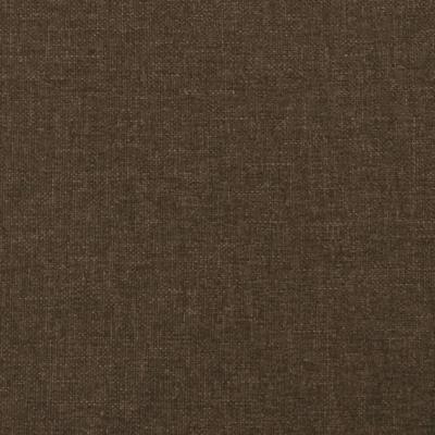 Hoofdbord met randen 163x16x118/128 cm stof donkerbruin