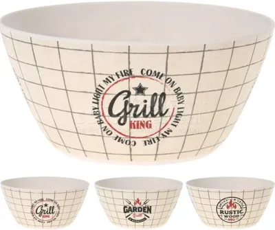 BBQ Servies Schaal Ø25cm Assorti 1st