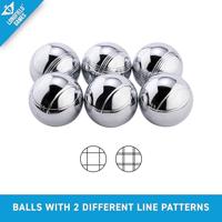 Luxe Jeu de Boules Set in Houten Kist - thumbnail