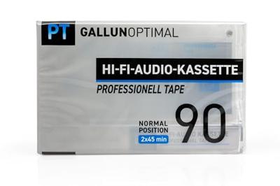 GallunOptimal audiocassettes 5 stuks 90 minuten PT90
