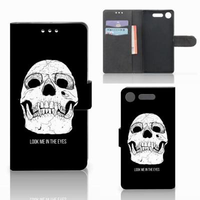 Telefoonhoesje met Naam Sony Xperia XZ1 Skull Eyes Telefoonhoesje met Naam Sony Xperia XZ1 Skull Eyes