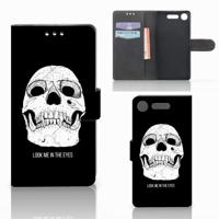 Telefoonhoesje met Naam Sony Xperia XZ1 Skull Eyes - thumbnail