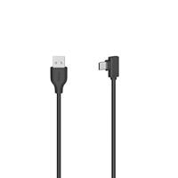 Hama USB-C kabel, USB-C stekker - USB A stekker, 90°, USB 2.0, 480 Mbit/s, 0,75 m - thumbnail