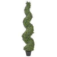 Beliani - SPIRAL TREE - Kunstplant - Groen - 158 cm - Synthetisch - thumbnail