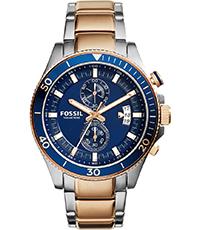 Horlogeband Fossil CH2954 Roestvrij staal (RVS) Multicolor 22mm