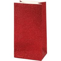 Vivi Gade Papieren zakken, h: 17 cm, afm 6x9 cm, 200 gr, rood, 8 stuk/ 1 doos - thumbnail