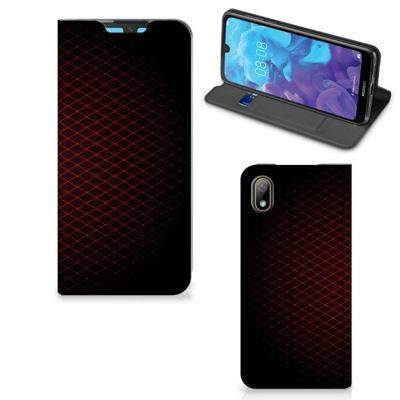 Huawei Y5 (2019) | Hoesje met Magneet | Geruit Rood Huawei Y5 (2019) | Hoesje met Magneet | Geruit Rood