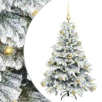 VidaXL Kunstkerstboom met 150 led met standaard wit 120 cm pe en pvc - thumbnail